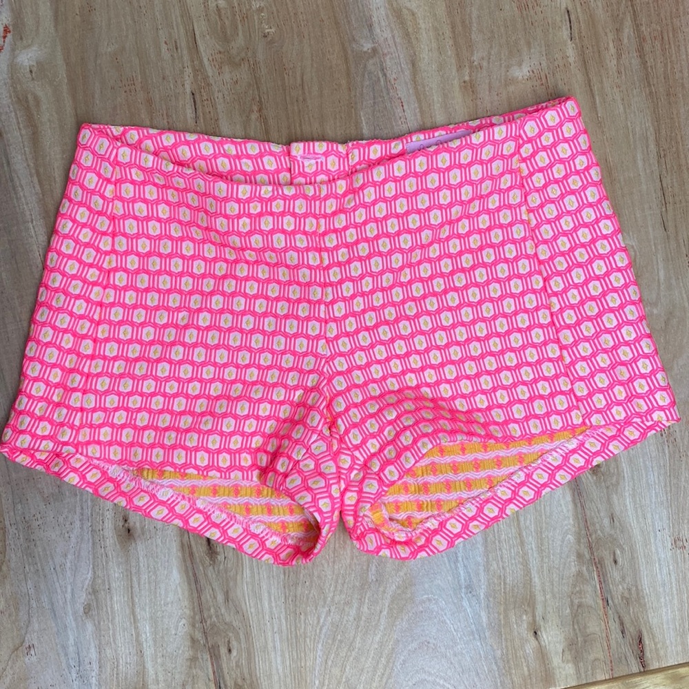 Lilly Pulitzer Liza Shorts Geo Jacquard Size 00